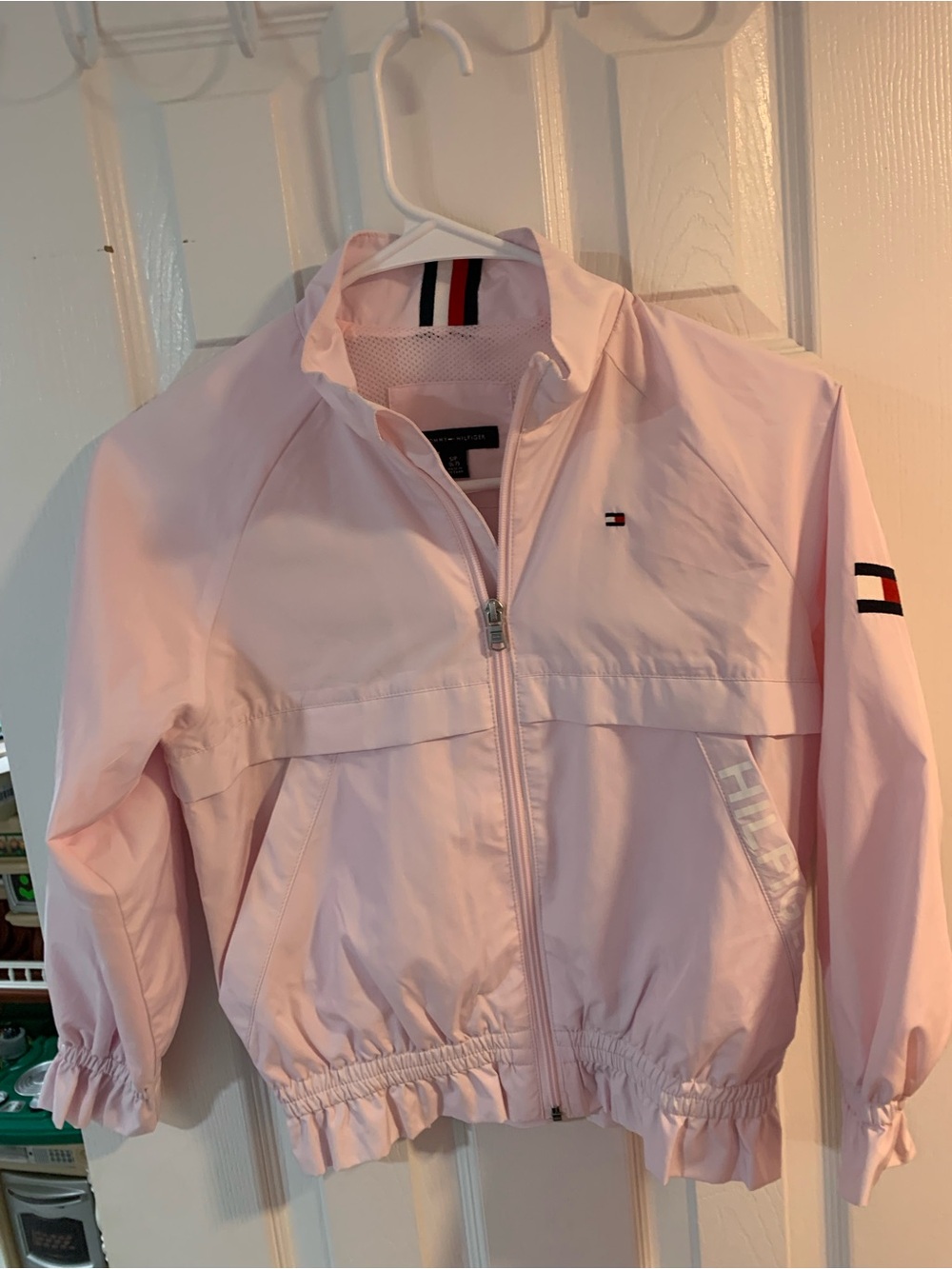 Tommy Hilfiger pink windbreaker Kids